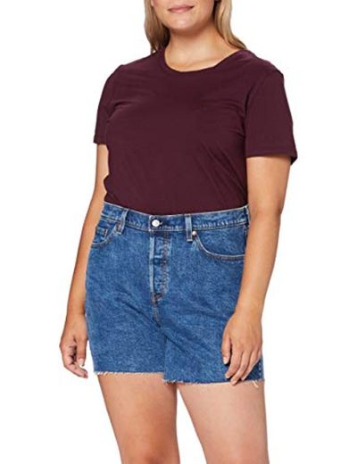 Levi's Plus Size Pl 501 Original Short Pantalones Cortos de Mezclilla