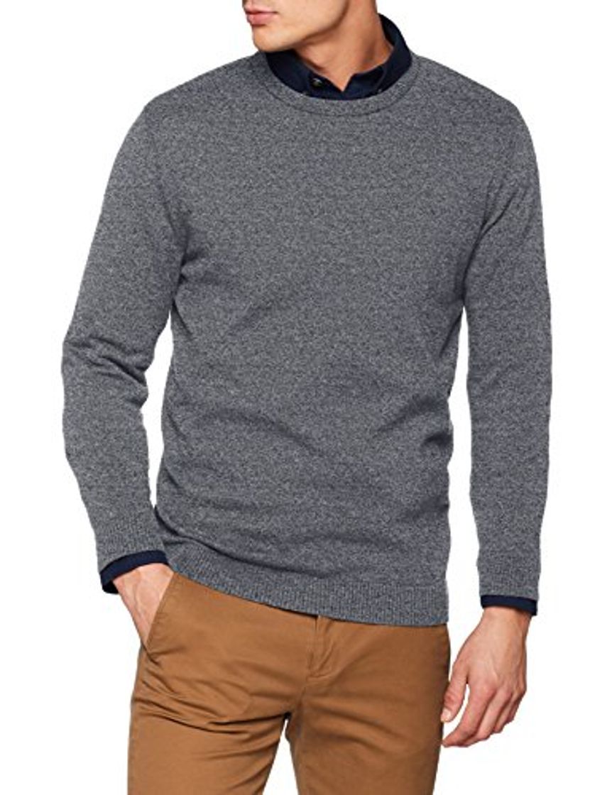 Fashion Jack & Jones Jjebasic Knit Crew Neck Noos suéter, Azul