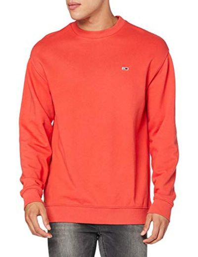 Tommy Hilfiger TJM Washed Crew suéter, Rojo