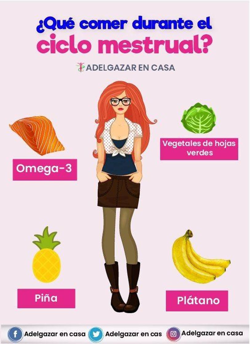 Moda Que comer durante es siclo #Mentrual