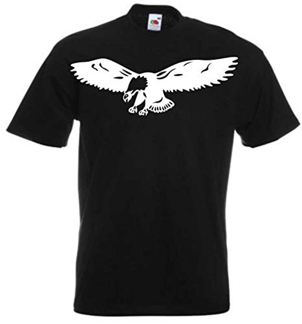 Moda JINTORA Camiseta T-Shirt - Hombre Negro - Talla XL - Muscle -