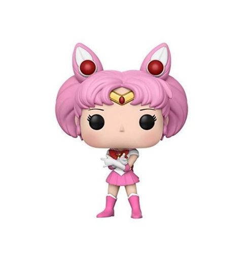 Funko Pop!- Anime: Sailor Figura de Vinilo Chibi Moon with Luna