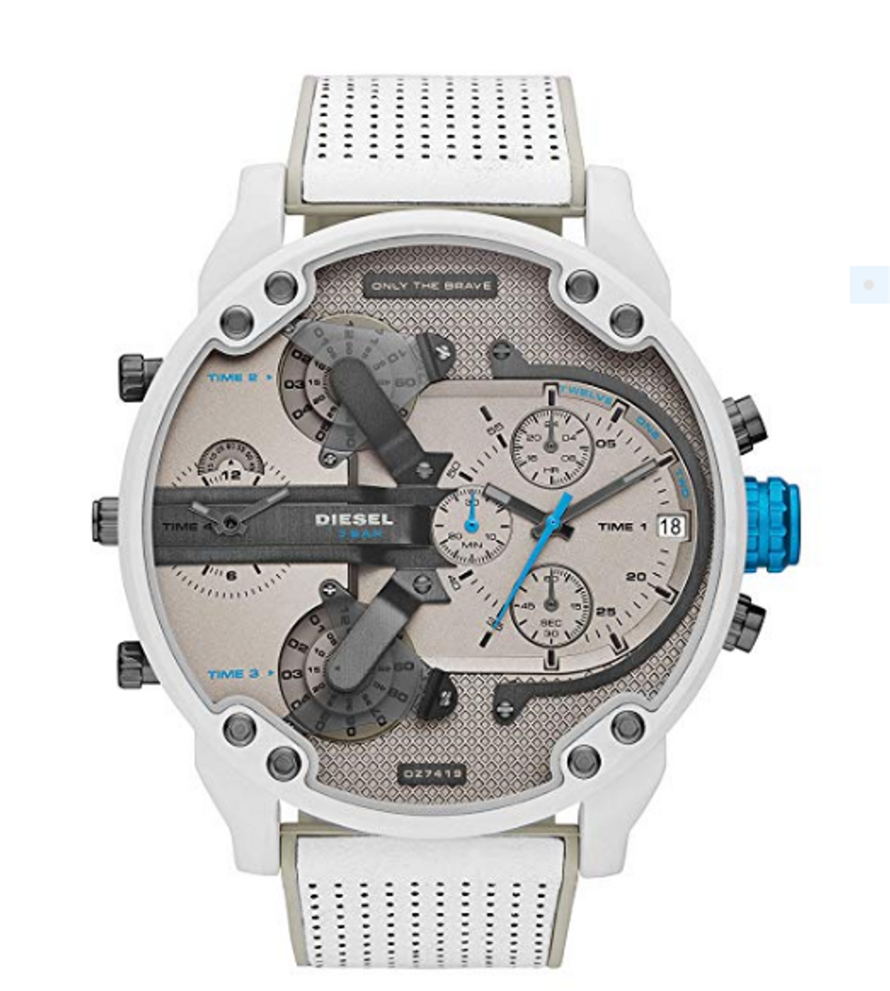 Fashion Diesel Reloj analogico para Hombre de Cuarzo con Correa en Silicona DZ7370