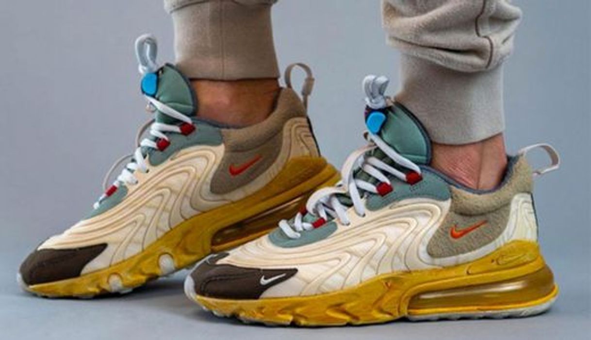 Moda Check out the Nike Air Max 270 React ENG Travis Scott Cactus