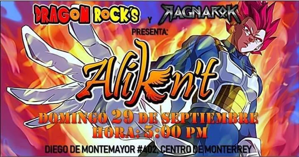 Moda Concierto Tributo a Dragon Ball Z por AliKn'T 