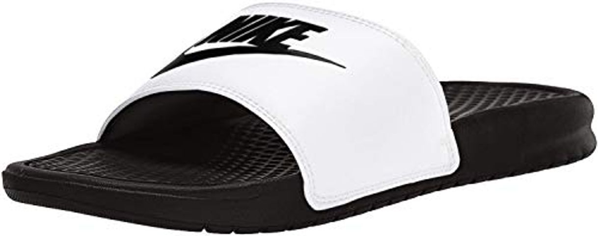 Moda Nike Benassi JDI, Zapatos de Playa y Piscina para Hombre, Blanco