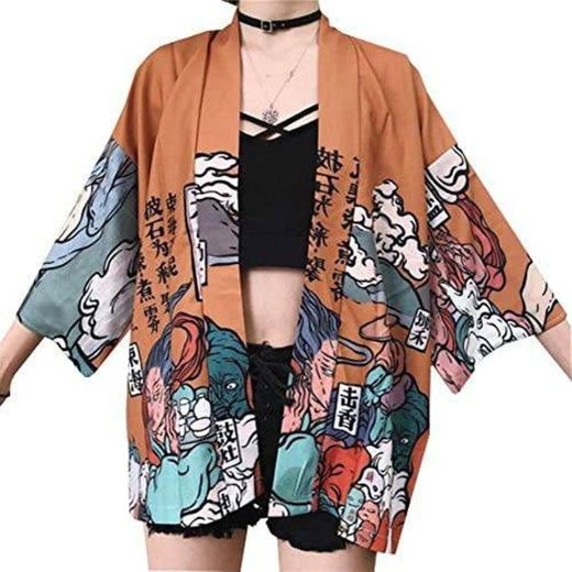 Camiseta kimono