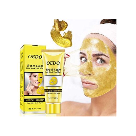 Gold Blackheads Remover Face Mask Moisturizing Deep Clean Peel Off Mask