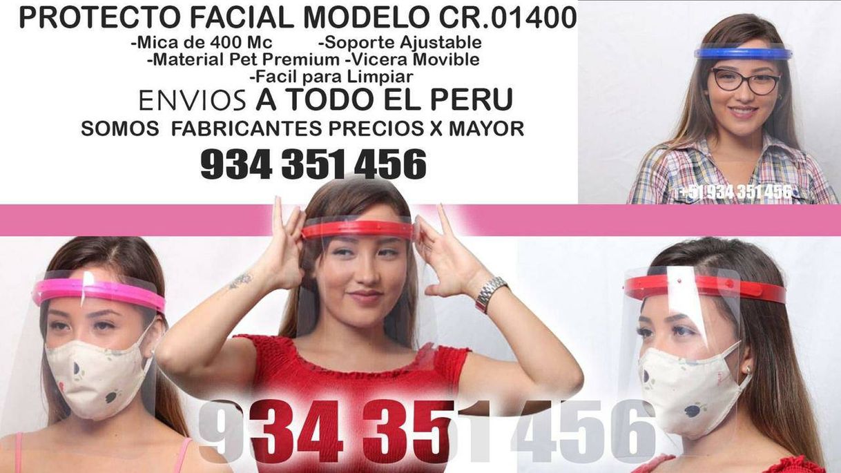 Product Protectores Faciales de 400 micrones Ajustable 