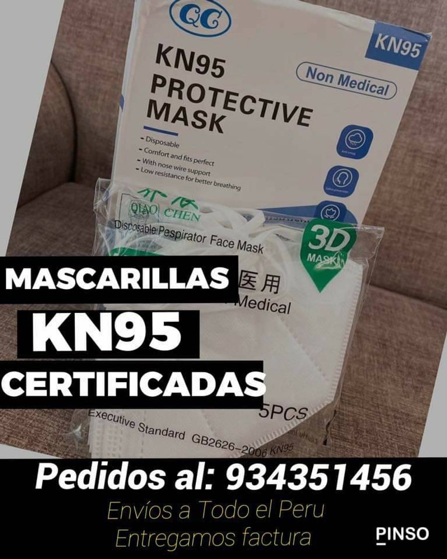 Producto Mascarilla Kn95 Certificada Envíos a todo el Perú 