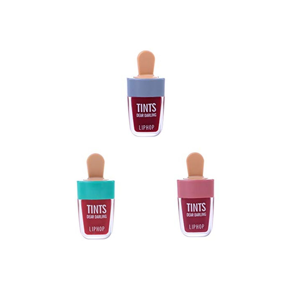 Social B Baosity 3 Piezas Lápiz Labial Impermeable Brillos Labiales Hidratante Tinta para