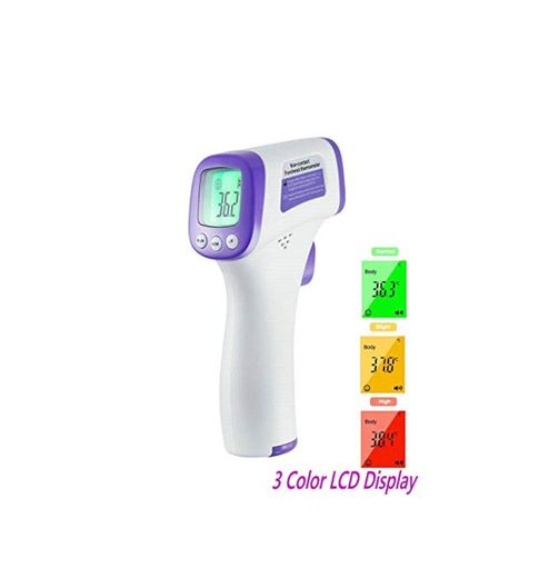 Termómetro infrarrojo médico sin contacto con lecturas digitales precisas para adultos y bebés