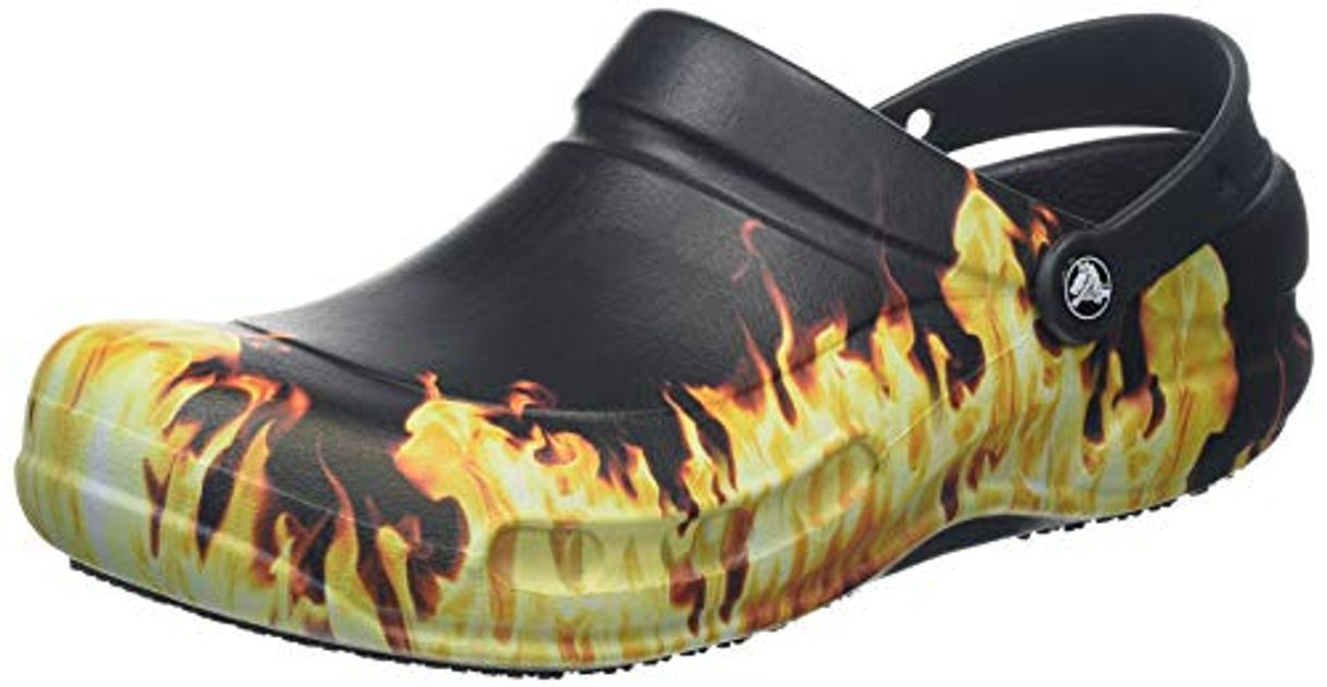 Fashion Crocs Bistro Graphic Clog, Unisex Adulto Zueco, Negro