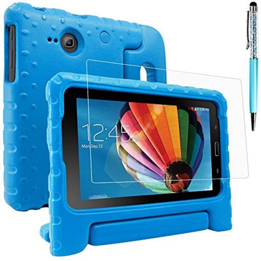 Funda Case para Samsung Galaxy Tab E Lite 7.0 con protector de