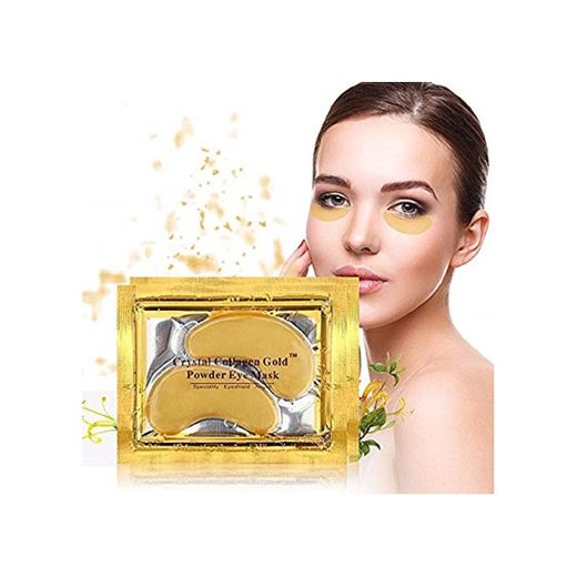 10/20/30/50/60/80/100 pairs wholesale New Crystal 24K Gold Powder Gel Collagen Eye Mask