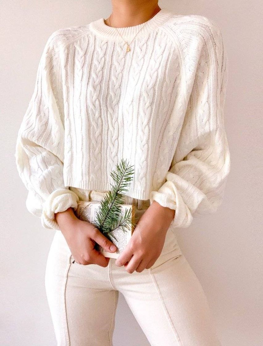 Fashion Sweater Off White