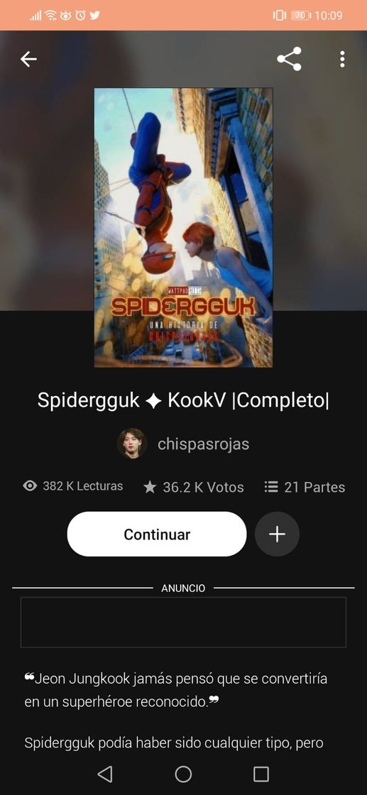 Moda SPIDERGGUK TAEKOOK FANFIC