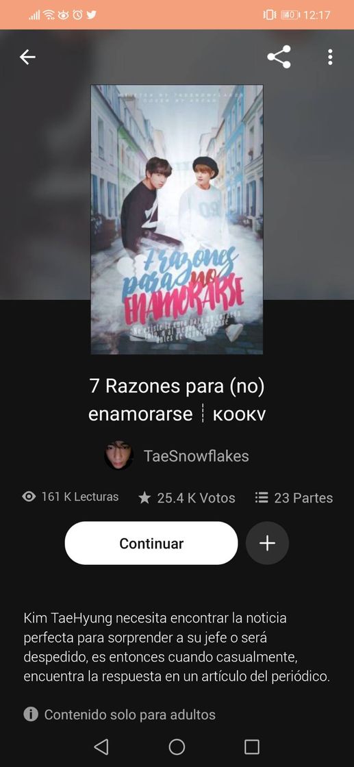 Moda 7 RAZONES PARA NO ENAMORARSE FANFIC KOOKV