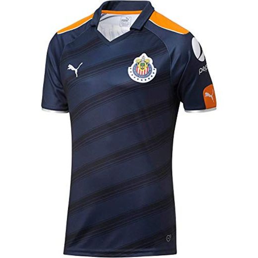 Puma hombres de Chivas 2017 alternativa azul Jersey - 00-52MV6X-NF, PNewNavy