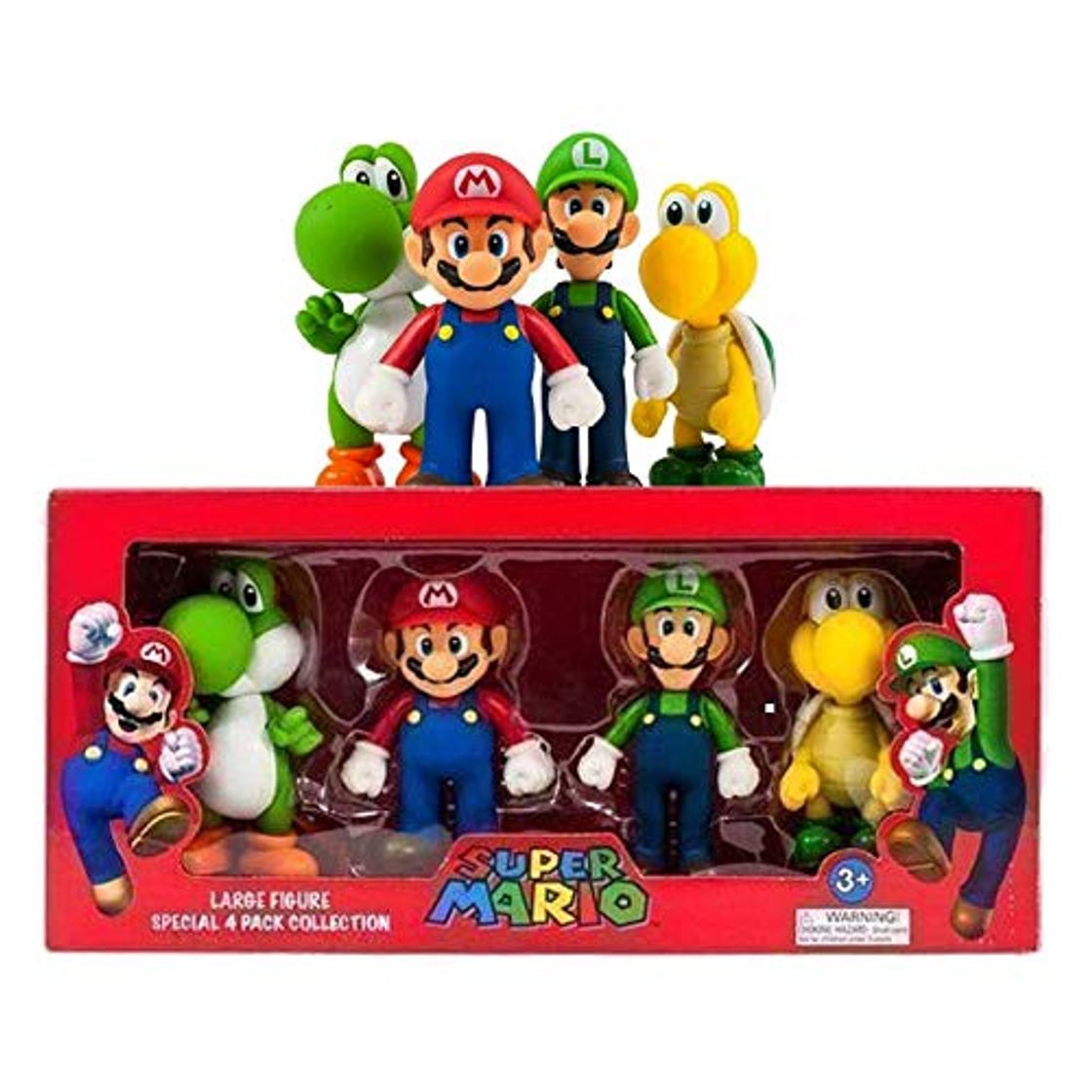 Productos Súper Mario GRANDE 4 Figura Colección Paquete