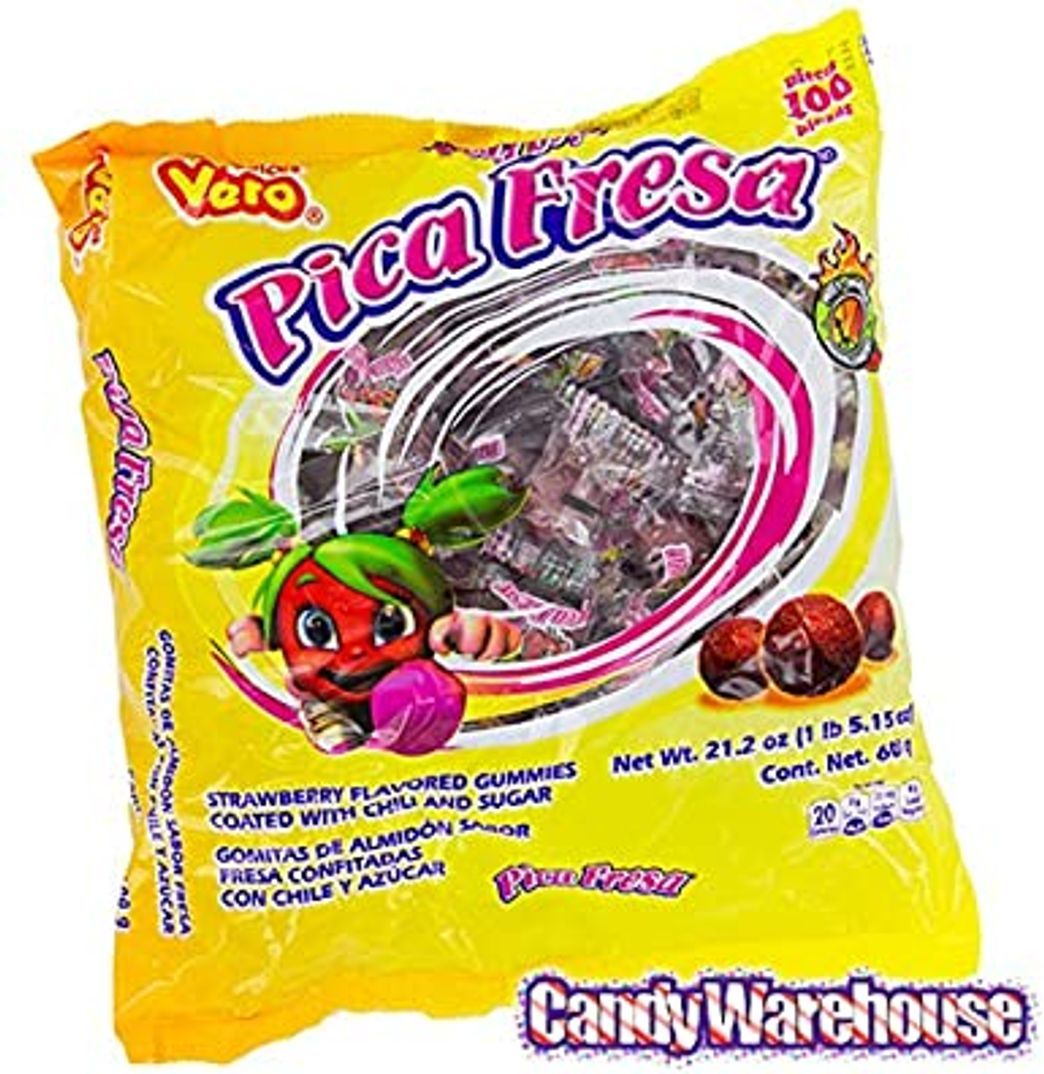 Product Dulces Vero Pica Fresa Chili sabor fresa Gomitas mexicanas