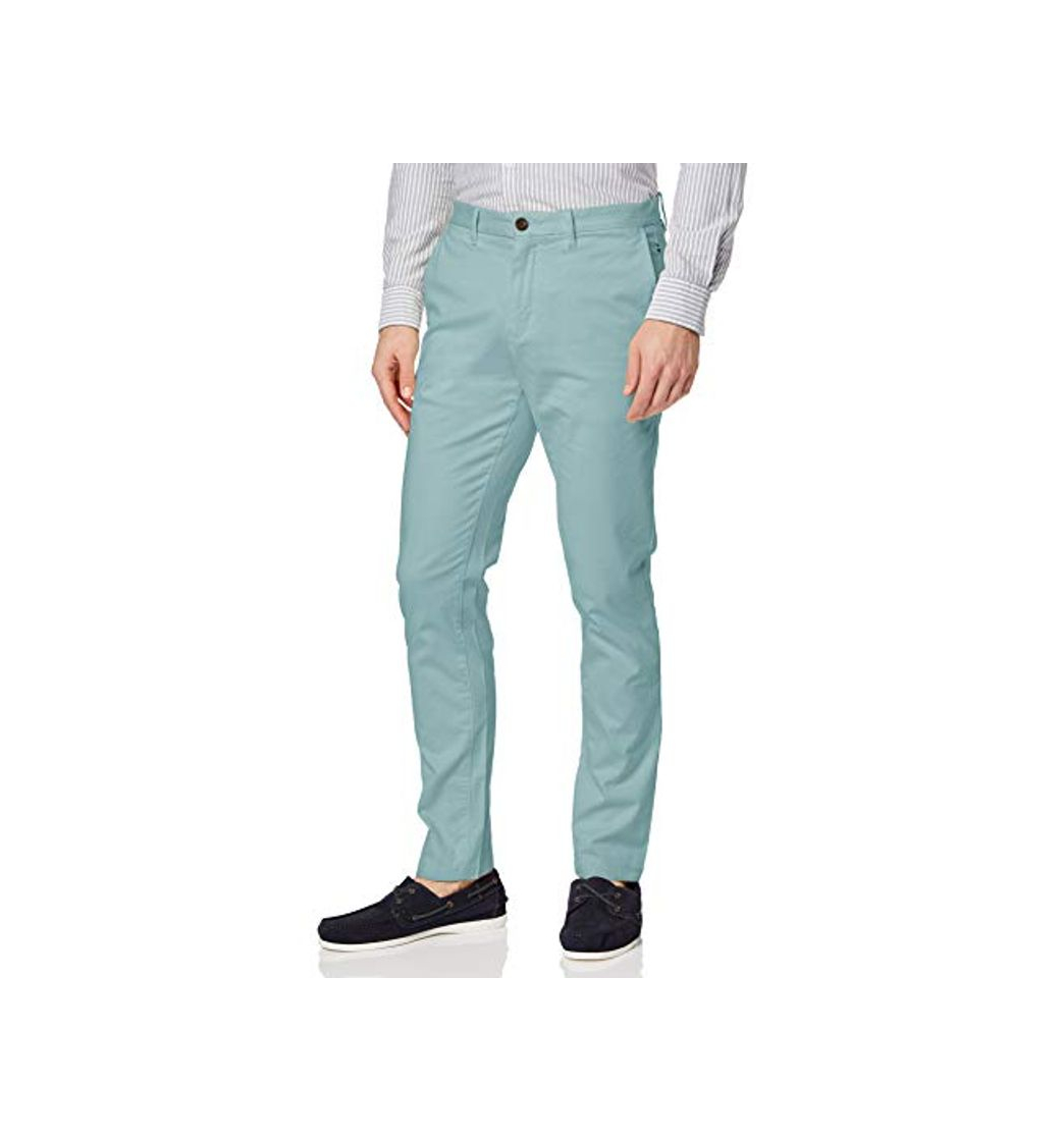 Fashion Tommy Hilfiger Hombre SLIM BLEECKER CHINO GMD FLEX Pantalones, Azul