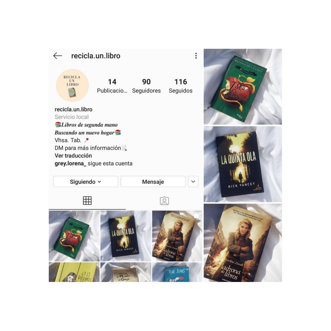 Venta de libros 