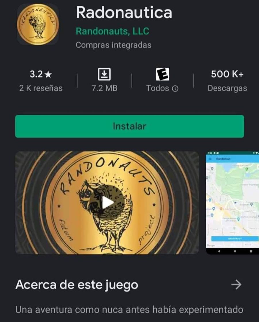 Social El juego randonautica