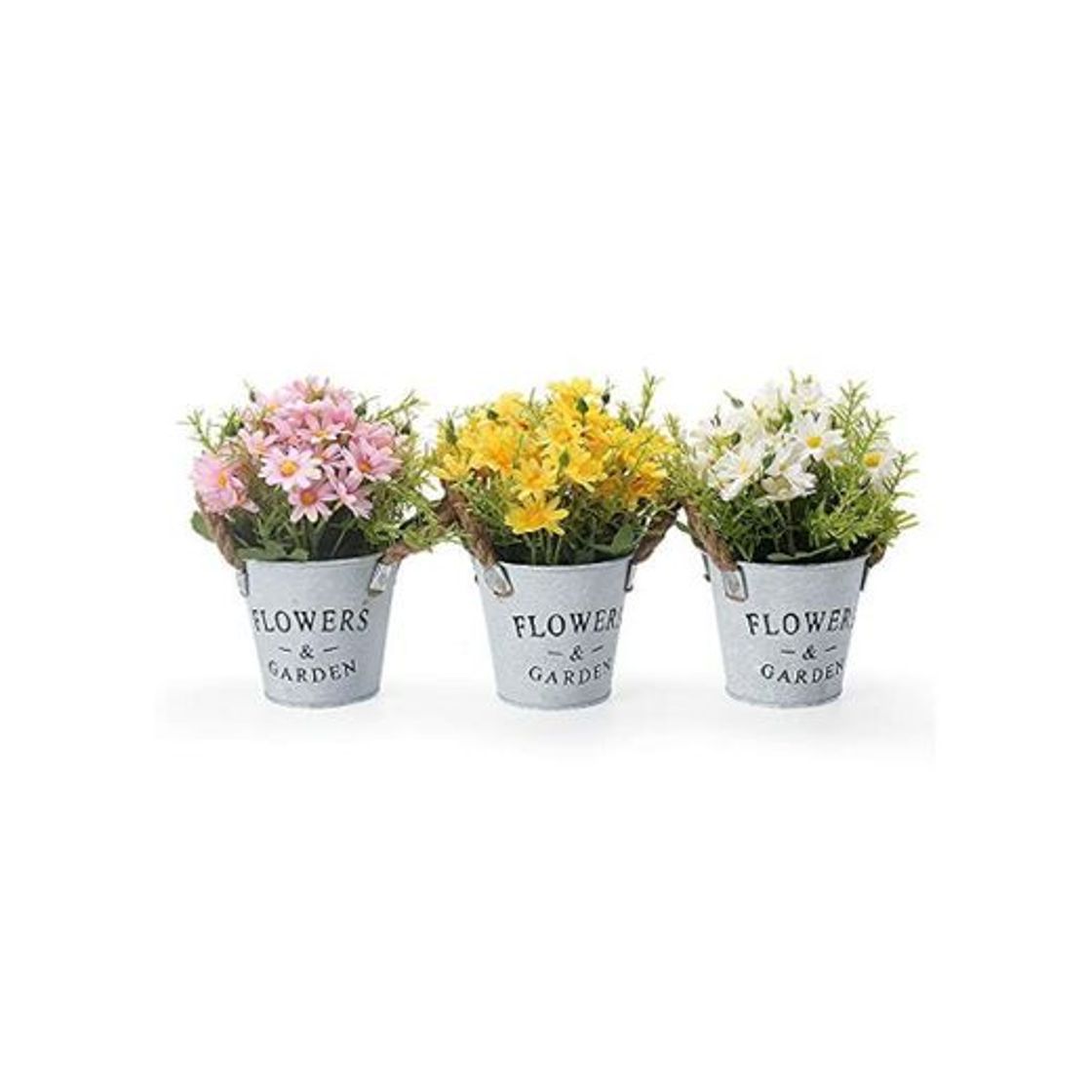 Social GoMaihe Pequeña Margarita Artificiales Decoración Jarrones