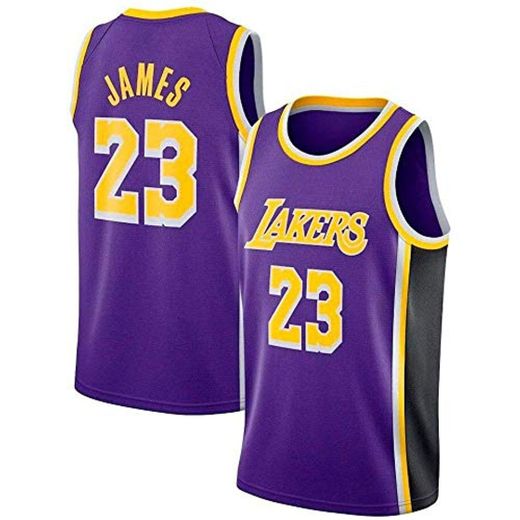BHDYHM Jersey De Hombre Lakers 23# Lebron James Camisa Baloncesto Retro Uniforme