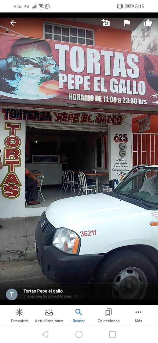 Restaurantes Tortas Pepe el gallo