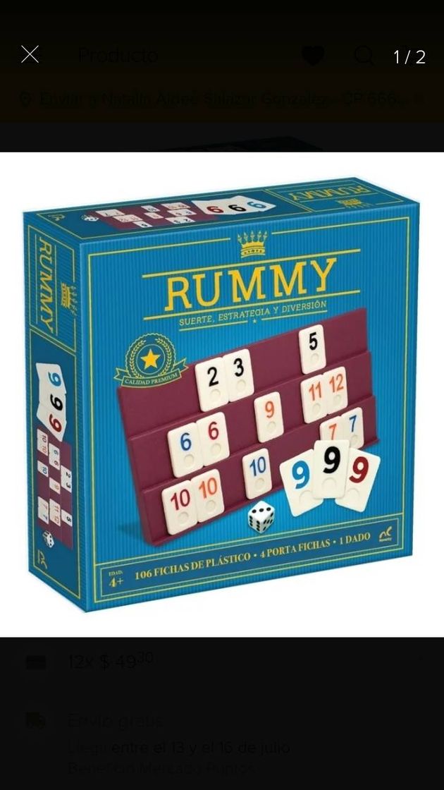 Fashion Juego Rummy