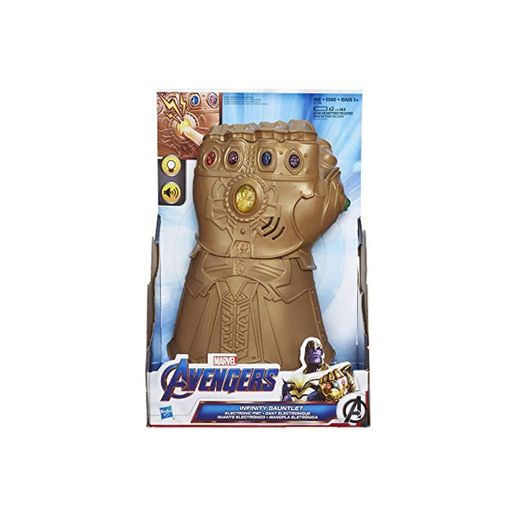 Marvel Avengers- Marvel War Infinity-Guantelete electrónico, Multicolor