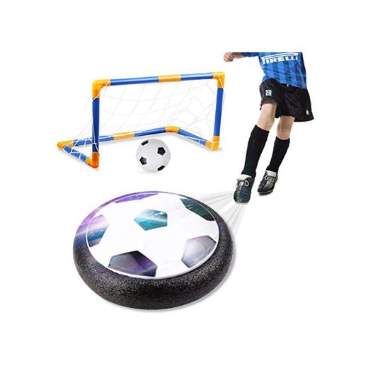amzdeal Air Football Kit Juguete Balón de Fútbol（1 x Air Hover Ball+1