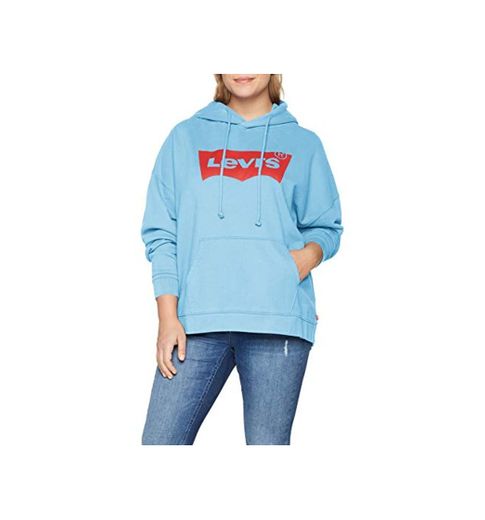 Levi's Plus Size Pl Graphic Hoodie Capucha, Azul