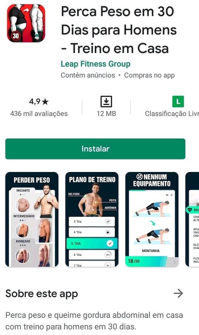 Fashion Lose Weight App for Men - Weight Loss in 30 Days - Google Play