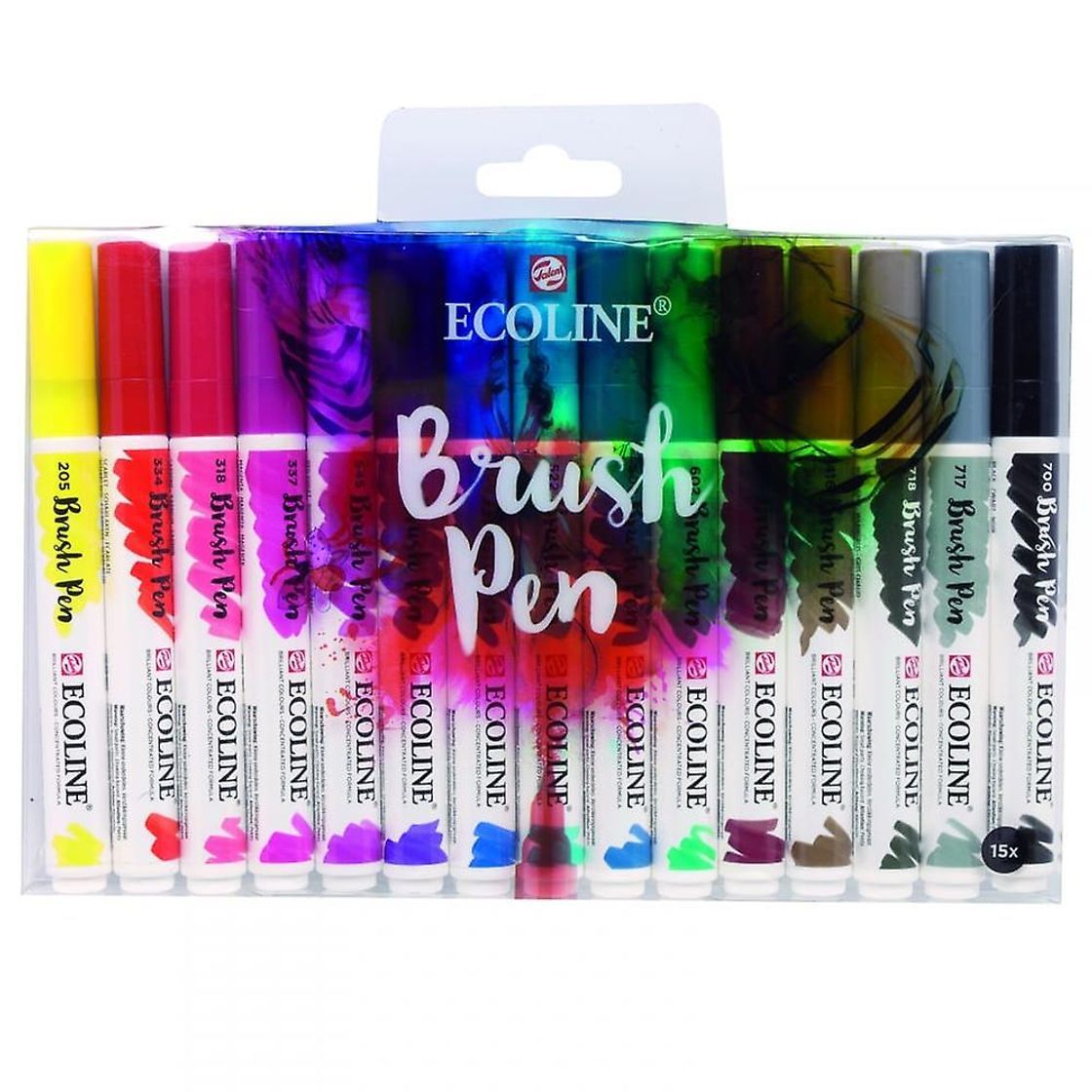 Book Talens Ecoline 15 brush pens