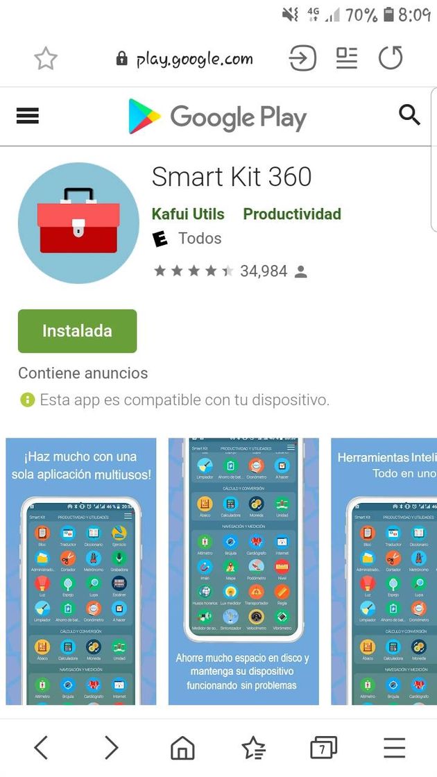 App Aplicación para Android. 