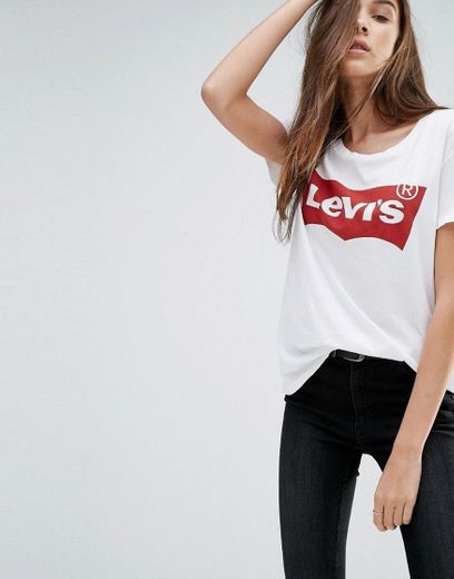 Levi's The Perfect Tee, Camiseta, Mujer, Negro