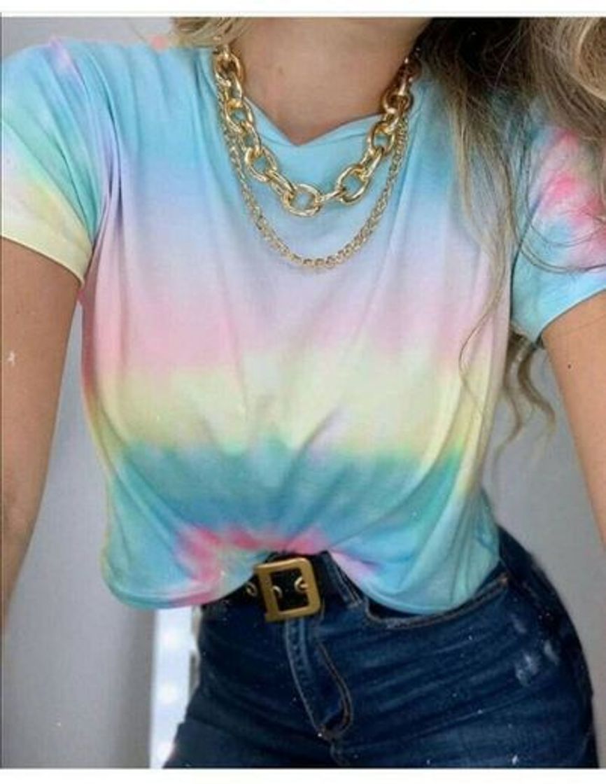 Social 💛💚Blusa tie dye💚💛