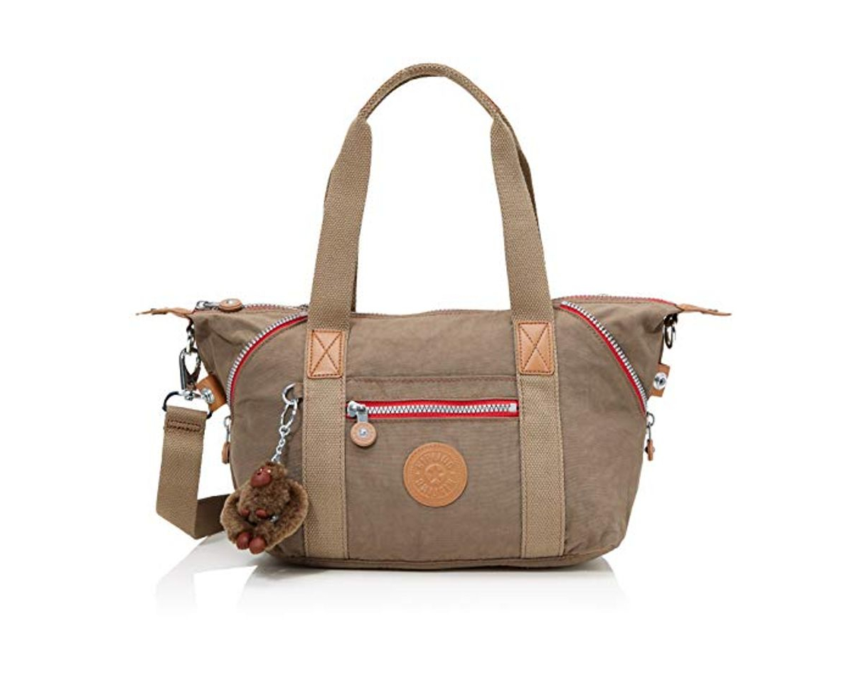 Social Kipling - Art Mini, Bolsos maletín Mujer, Beige