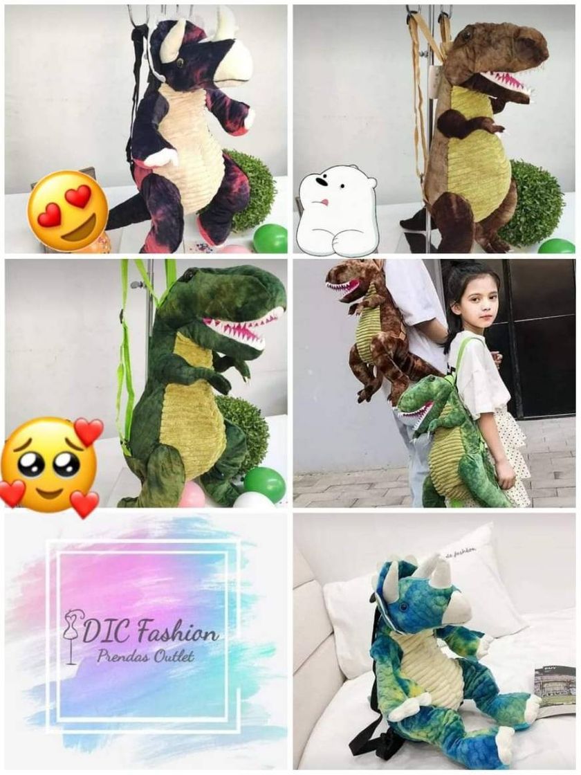 Moda Mochila de dinosaurio