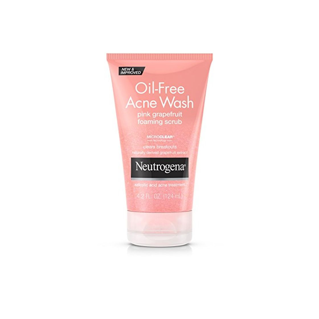 Social Neutrogena Oil-Free Acne Wash Foaming Scrub Pink Grapefruit 124 ml