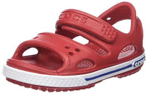 Crocs Crocband II Sandal PS K, Sandalias Unisex Niños, Rojo