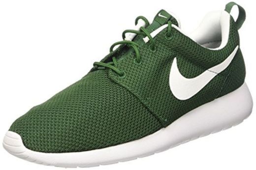 Nike Roshe One, Zapatillas de Running para Hombre, Verde/Blanco