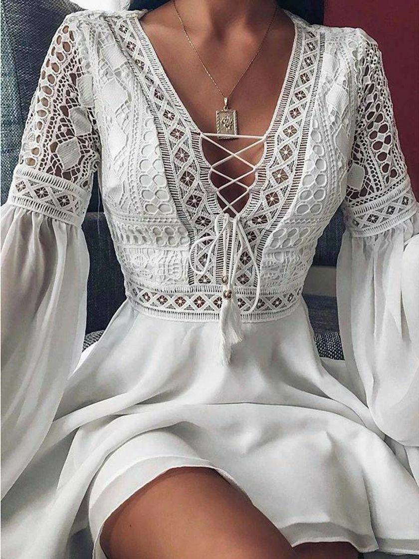 Moda vestido branco 