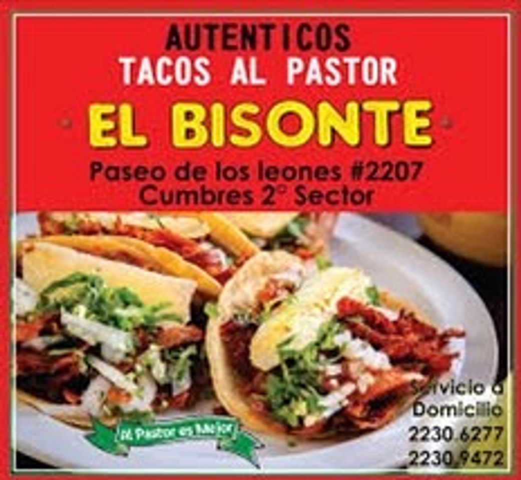 Restaurantes El Bisonte "Al Pastor es Mejor"