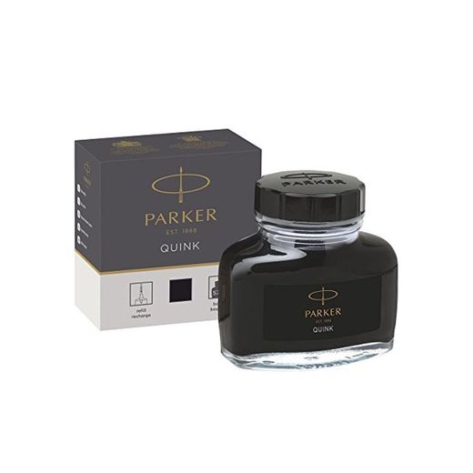 Parker tintero de tinta líquida Quink para plumas estilográficas