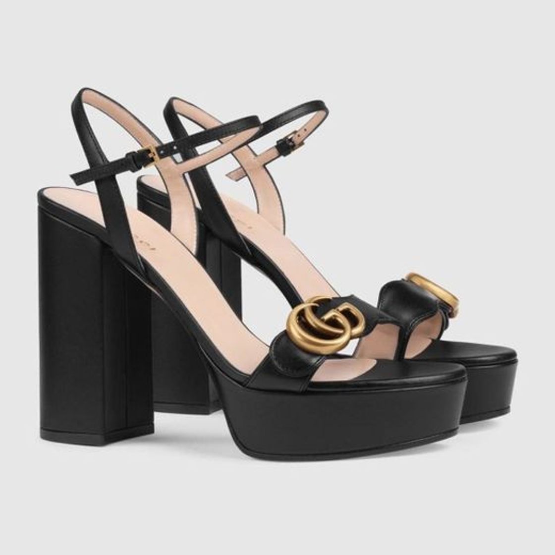 Products Gucci Platform sandal with Double G