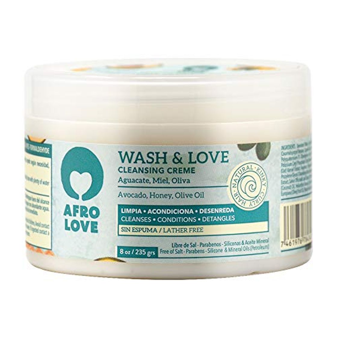 Place Afro Love Wash & Love Acondicionador Limpiador – Cowash para pelo rizado